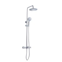 Temperature control bathroom wall mounted faucet shower