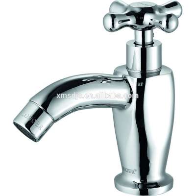 Nice design low price Brass body cold water tap,faucet with Cross handle