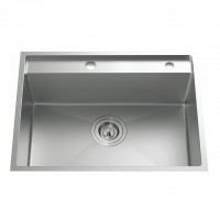 stainless steel 304 kitchen Handmade square single bow sink